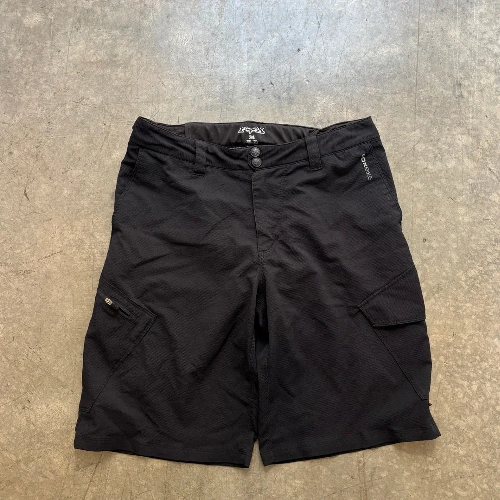 Y2K Fox Racing Cycling Riding Board Shorts Size 34 - Picture 2 of 7